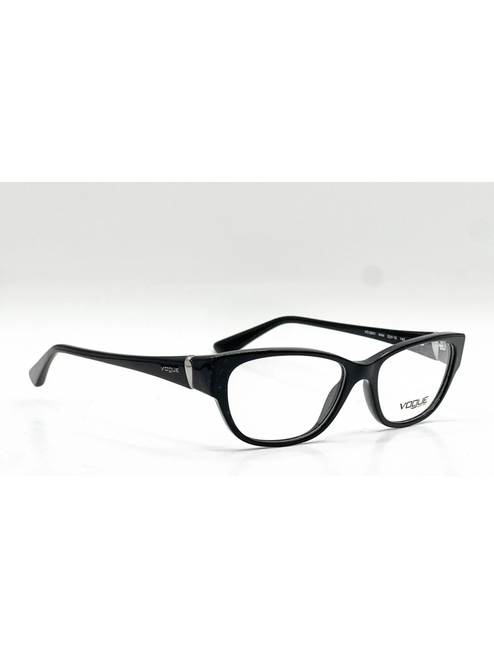 Vogue VO 2841 W44 Black Cat Eye Authentic Eyeglass Frames 52-16